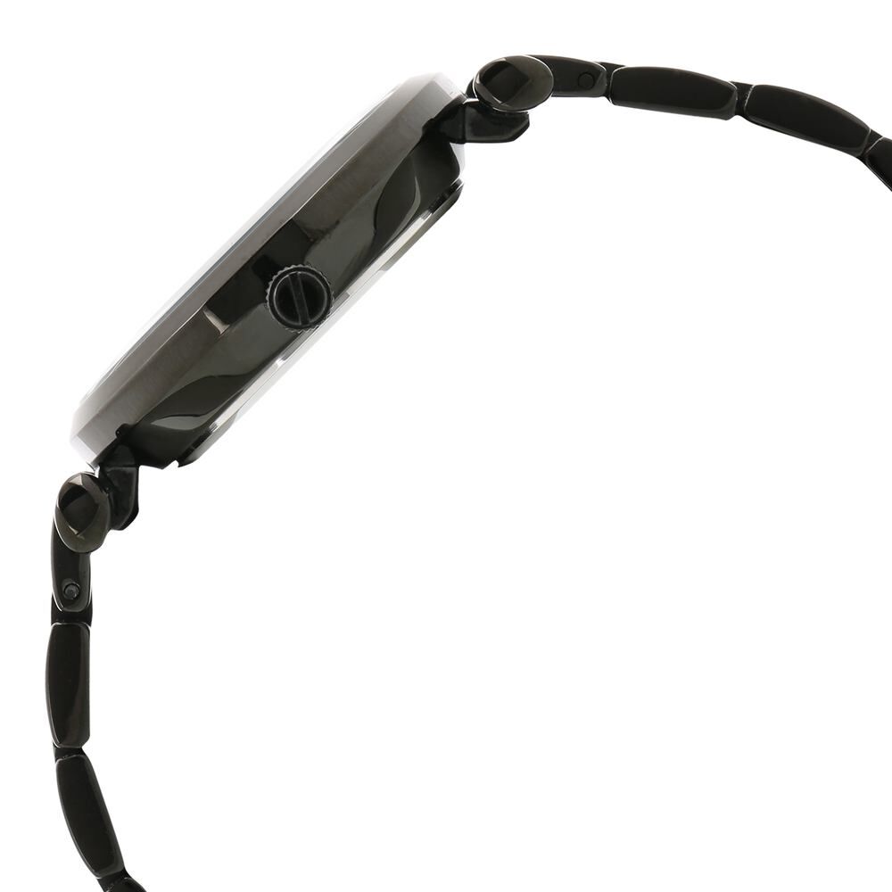 Kenneth Cole Quartz Multifunction Black Dial Stainless Steel Strap Watch For Women