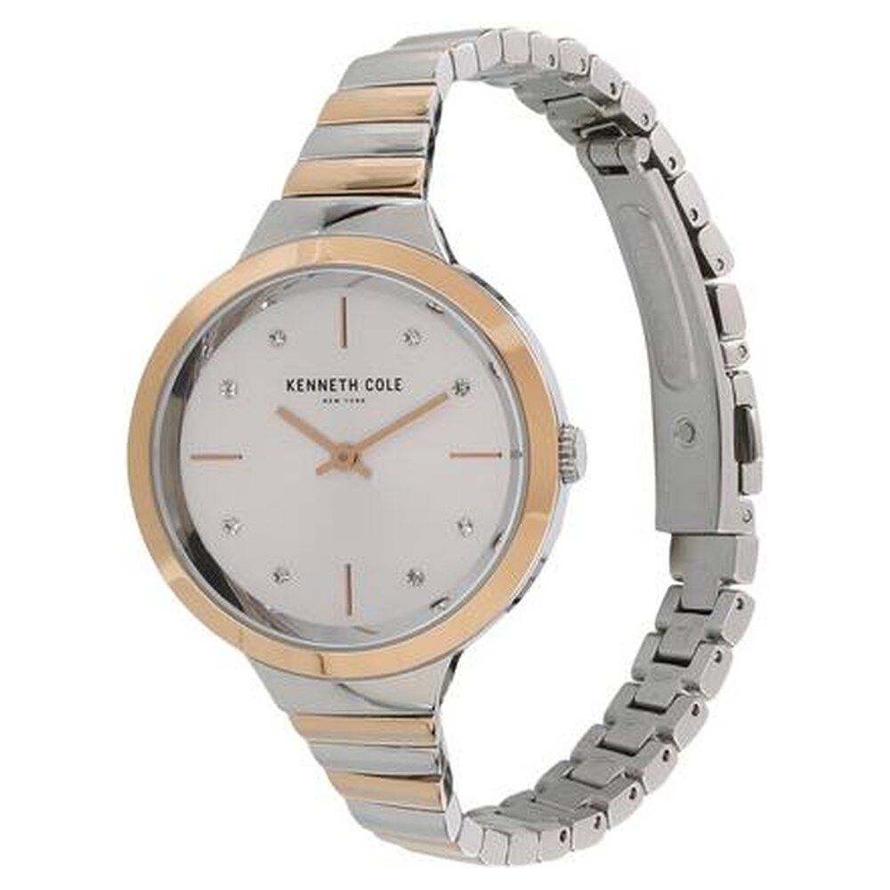 Kenneth Cole Quartz Analog Silver Dial Stainless Steel Strap Watch For Women