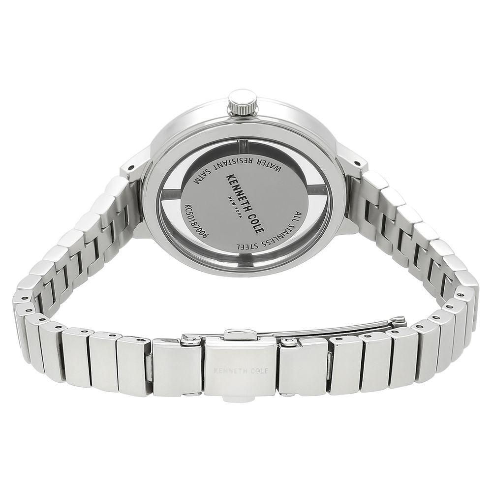 Kenneth Cole Quartz Analog Black Dial Stainless Steel Strap Watch For Women