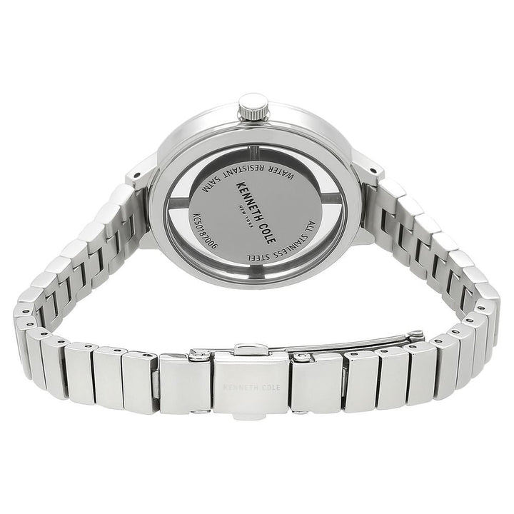 Kenneth Cole Quartz Analog Black Dial Stainless Steel Strap Watch For Women