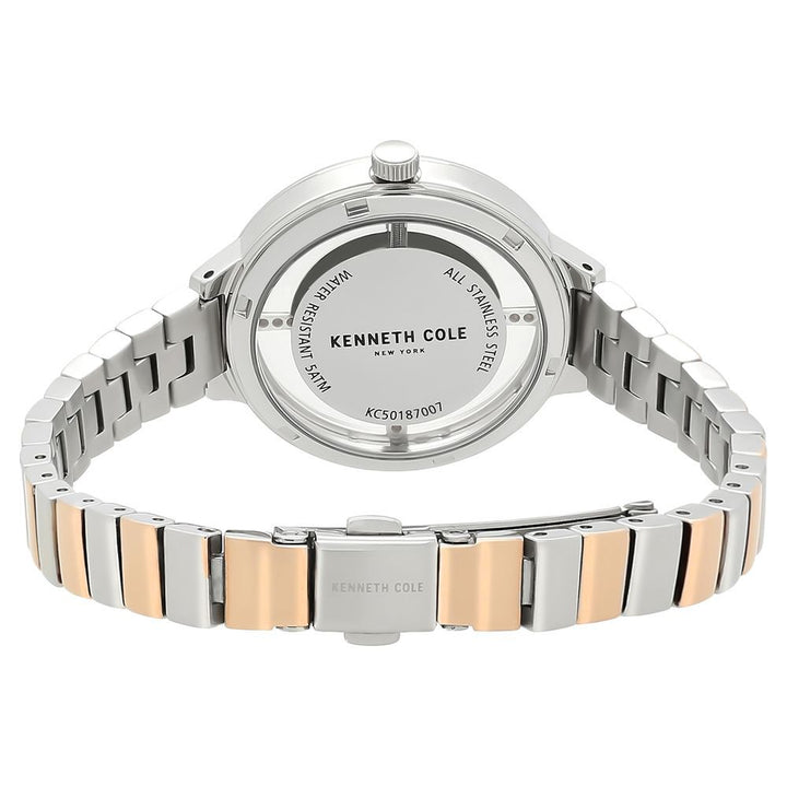 Kenneth Cole Quartz Analog Silver Dial Stainless Steel Strap Watch For Women