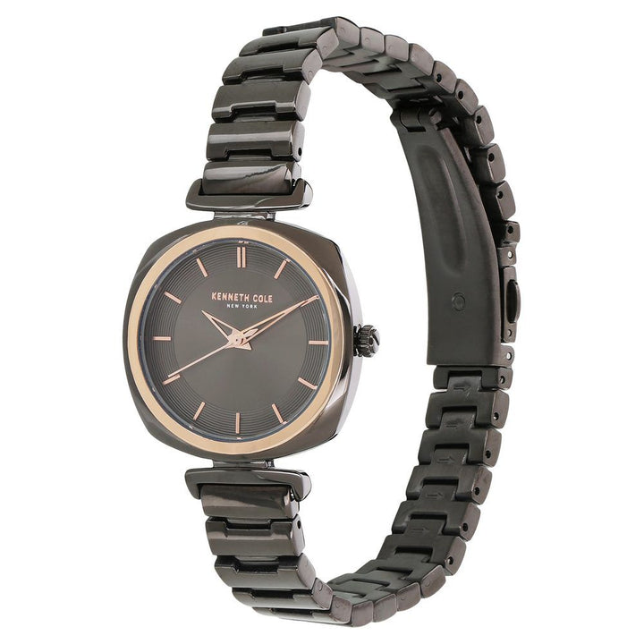 Kenneth Cole Quartz Analog Grey Dial Stainless Steel Strap Watch For Women