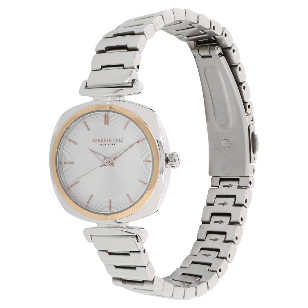 Kenneth Cole Quartz Analog Silver Dial Stainless Steel Strap Watch For Women