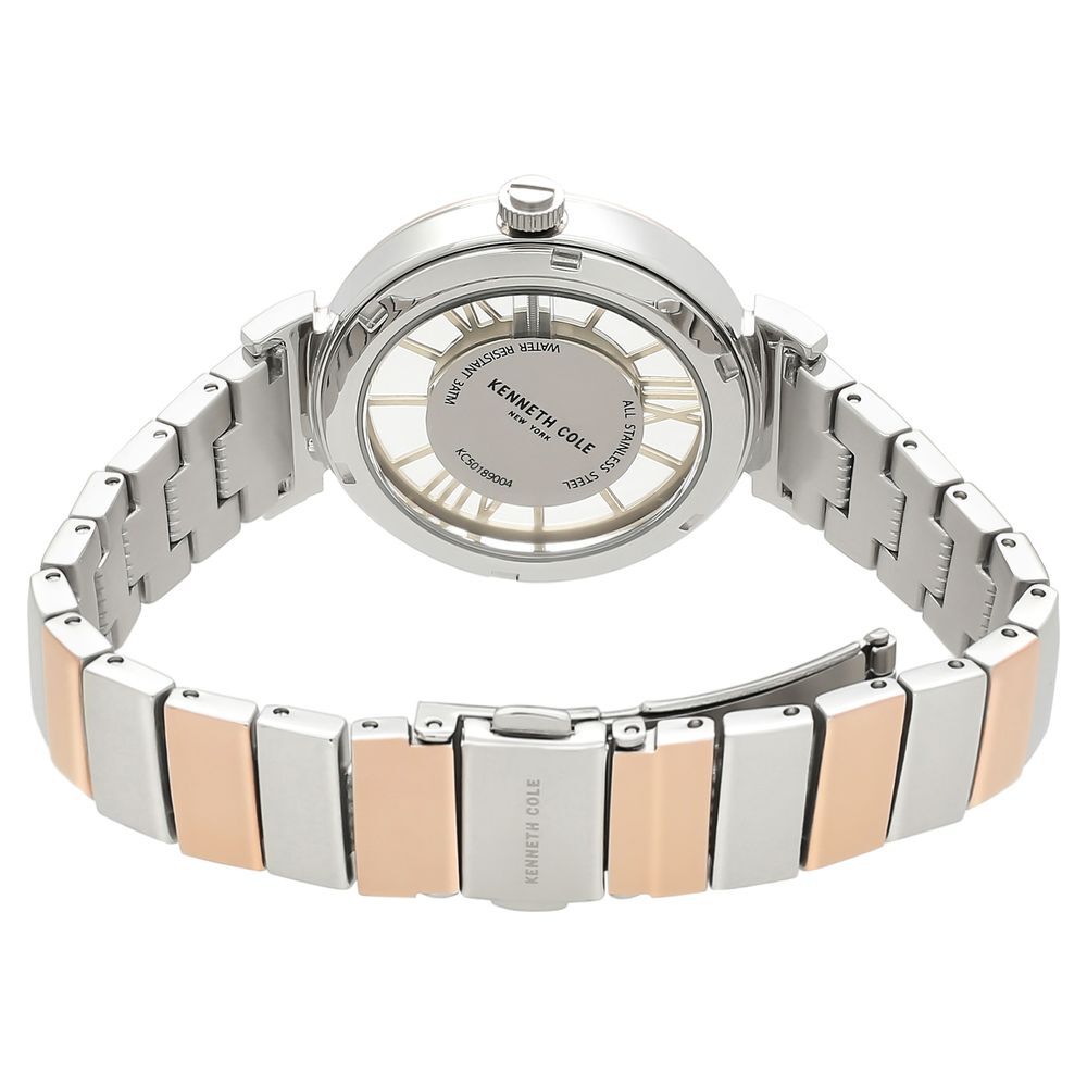 Kenneth Cole Quartz Analog Mother Of Pearl Dial Stainless Steel Strap Watch For Women