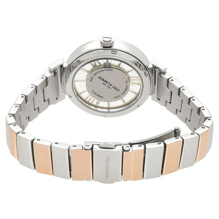 Kenneth Cole Quartz Analog Mother Of Pearl Dial Stainless Steel Strap Watch For Women