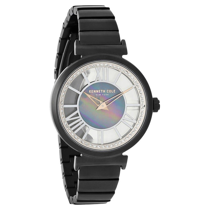 Kenneth Cole Quartz Analog Mother Of Pearl Dial Stainless Steel Strap Watch For Women