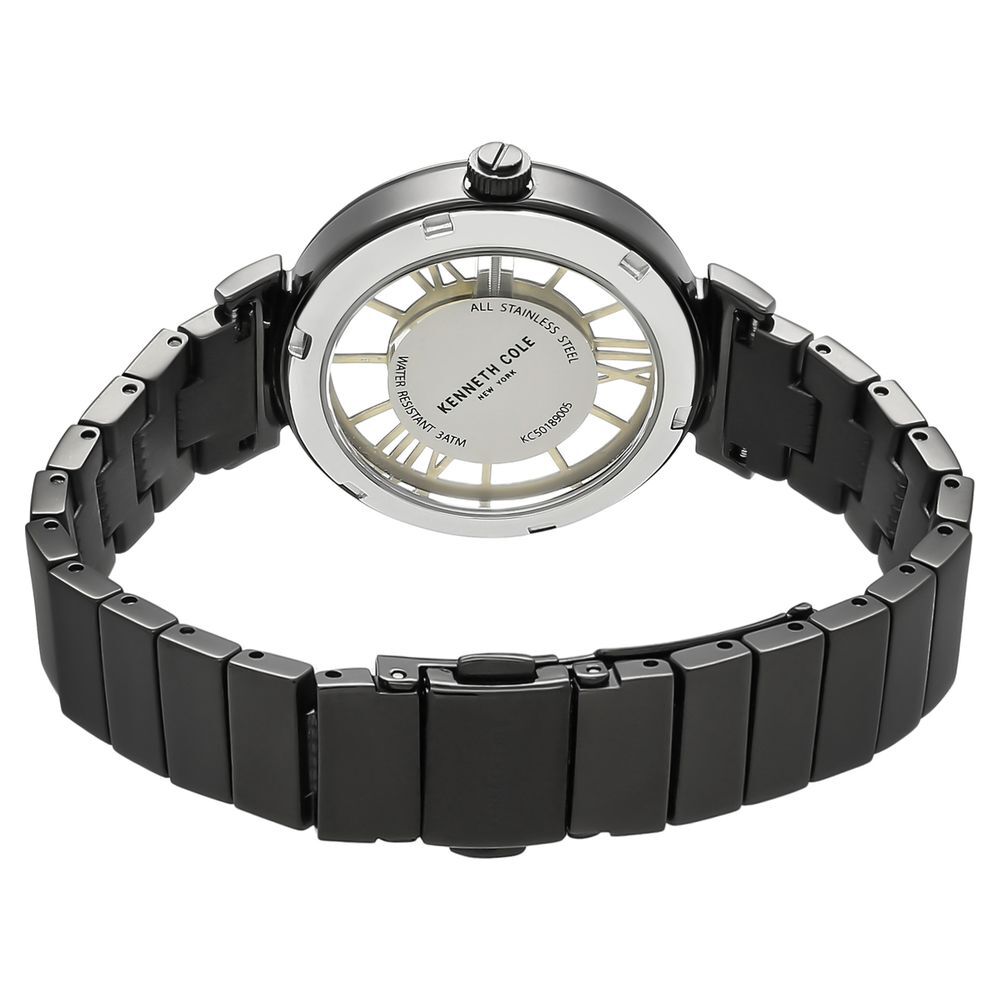 Kenneth Cole Quartz Analog Mother Of Pearl Dial Stainless Steel Strap Watch For Women