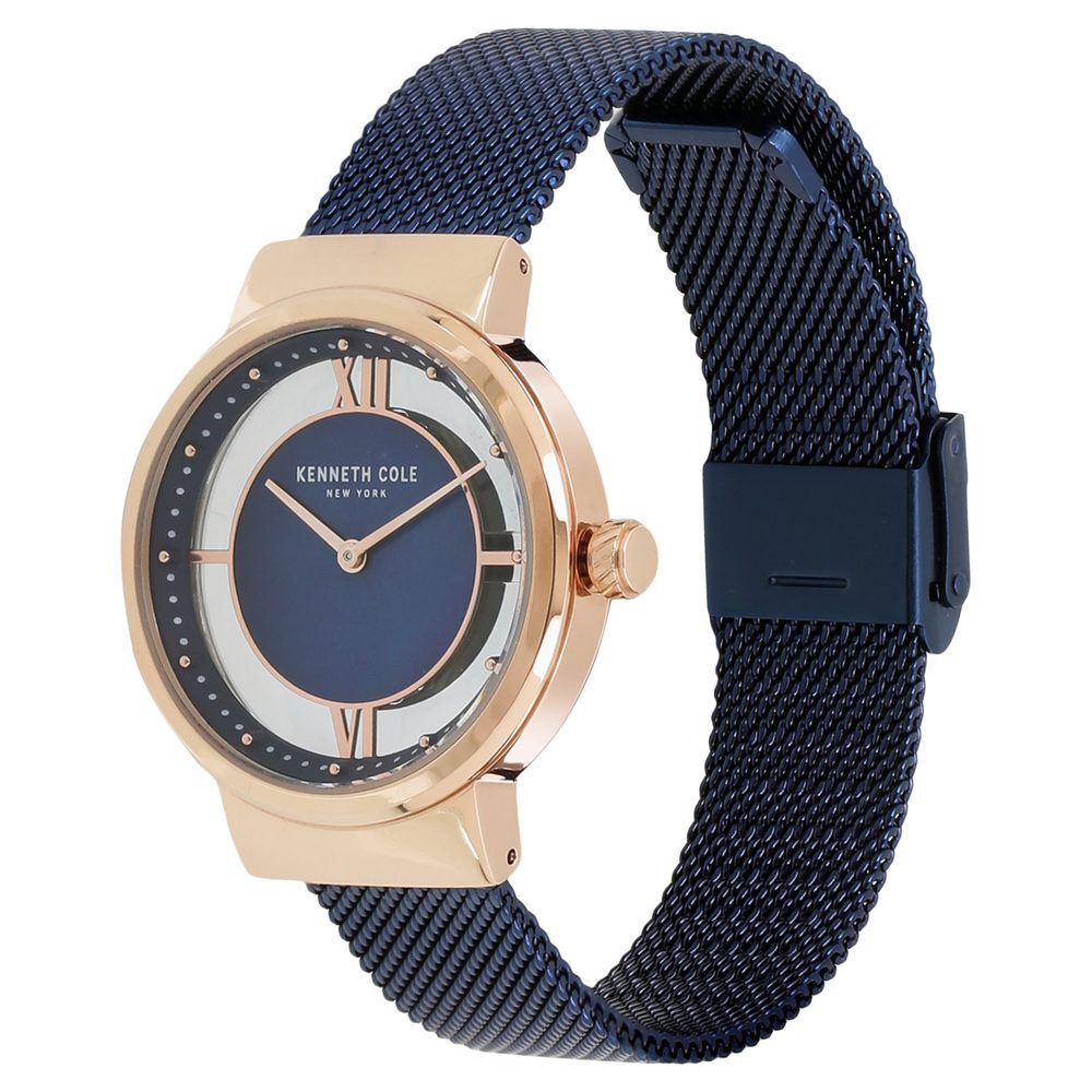 Kenneth Cole Quartz Analog Mother Of Pearl Dial Stainless Steel Strap Watch For Women