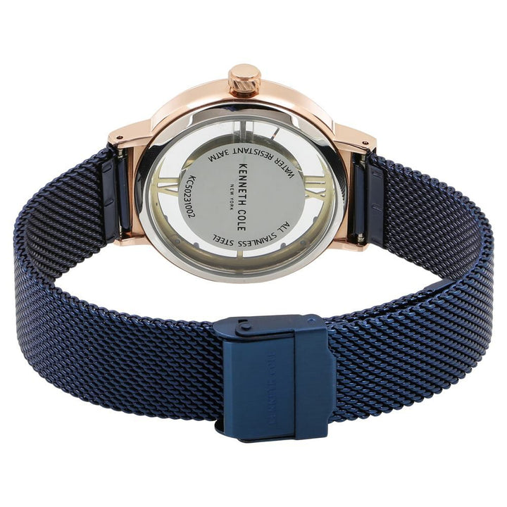 Kenneth Cole Quartz Analog Mother Of Pearl Dial Stainless Steel Strap Watch For Women