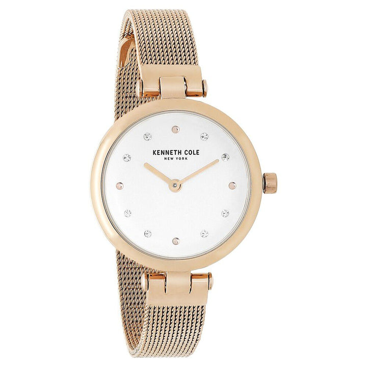 Kenneth Cole Quartz Analog Silver Dial Stainless Steel Strap Watch For Women