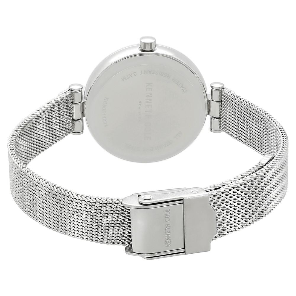Kenneth Cole Quartz Analog Silver Dial Stainless Steel Strap Watch For Women