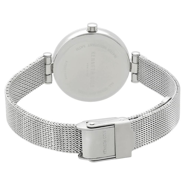 Kenneth Cole Quartz Analog Silver Dial Stainless Steel Strap Watch For Women