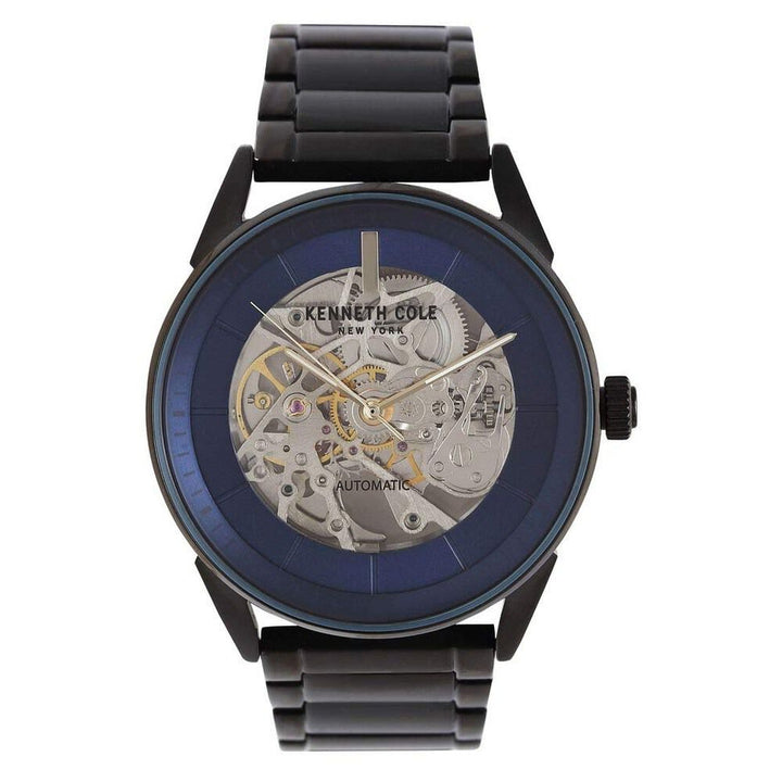 Blue Dial Stainless Steel Strap Watch for Men-NCKC50563003MN