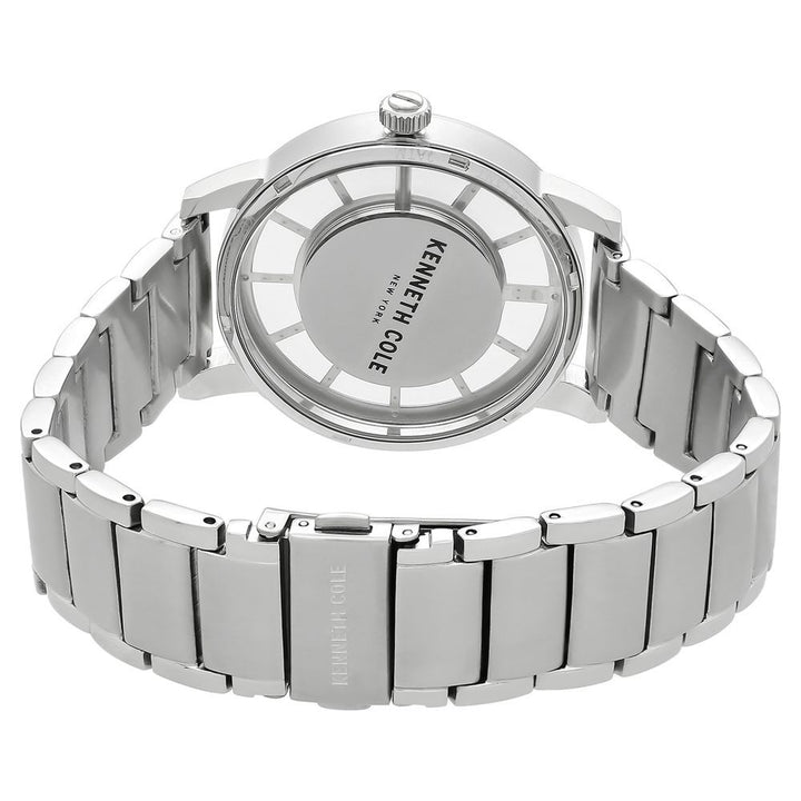Kenneth Cole Quartz Multifunction Blue Dial Stainless Steel Strap Watch For Men