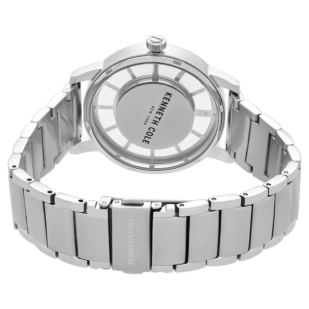 Kenneth Cole Quartz Multifunction Blue Dial Stainless Steel Strap Watch For Men