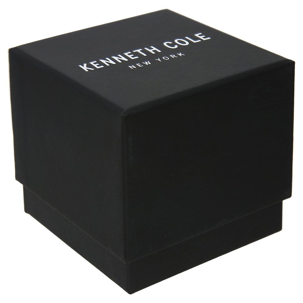 Kenneth Cole Quartz Analog Grey Dial Metal Strap Watch for Men-NCKC50631003MN