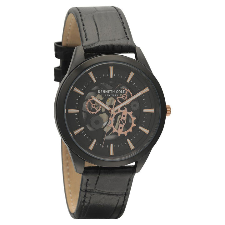 Kenneth Cole Black Dial Quartz Analog Watch for Men-NCKC50632002MN
