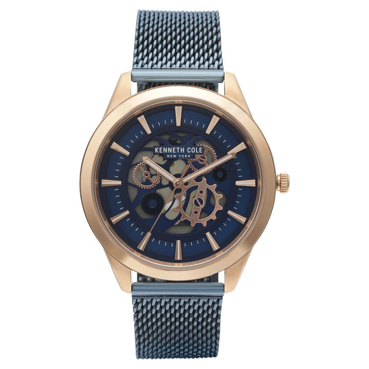 Kenneth Cole Blue Dial Quartz Analog Watch for Men-NCKC50632003MN