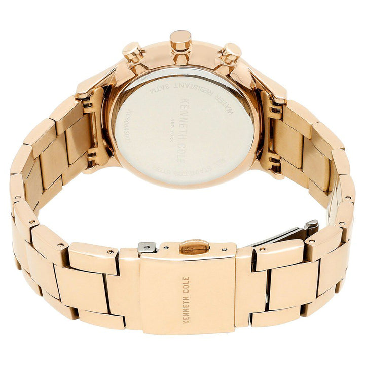 Kenneth Cole Quartz Multifunction Blue Dial Stainless Steel Strap Watch for Men-NCKC50643001MN