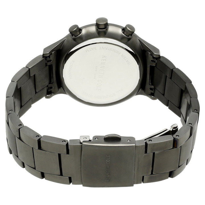 Kenneth Cole Quartz Multifunction Silver Dial Stainless Steel Strap Watch for Men-NDKC50643004MN