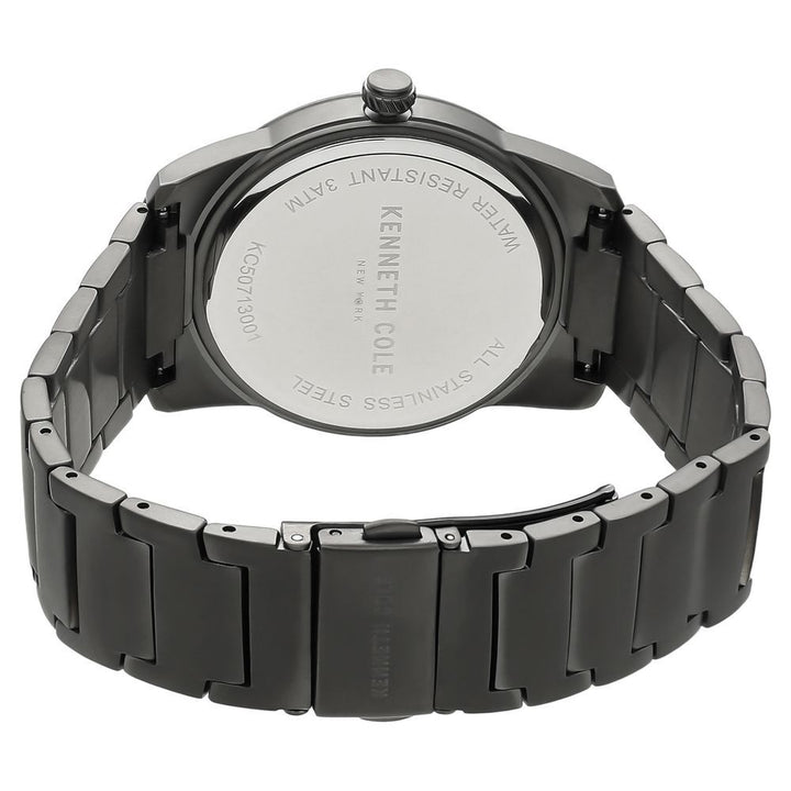 Kenneth Cole Quartz Analog Grey Dial Stainless Steel Strap Watch For Men