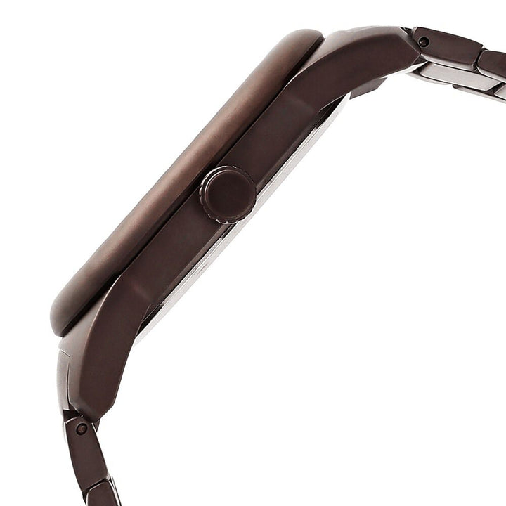 Kenneth Cole Quartz Analog Brown Dial Stainless Steel Strap Watch For Men