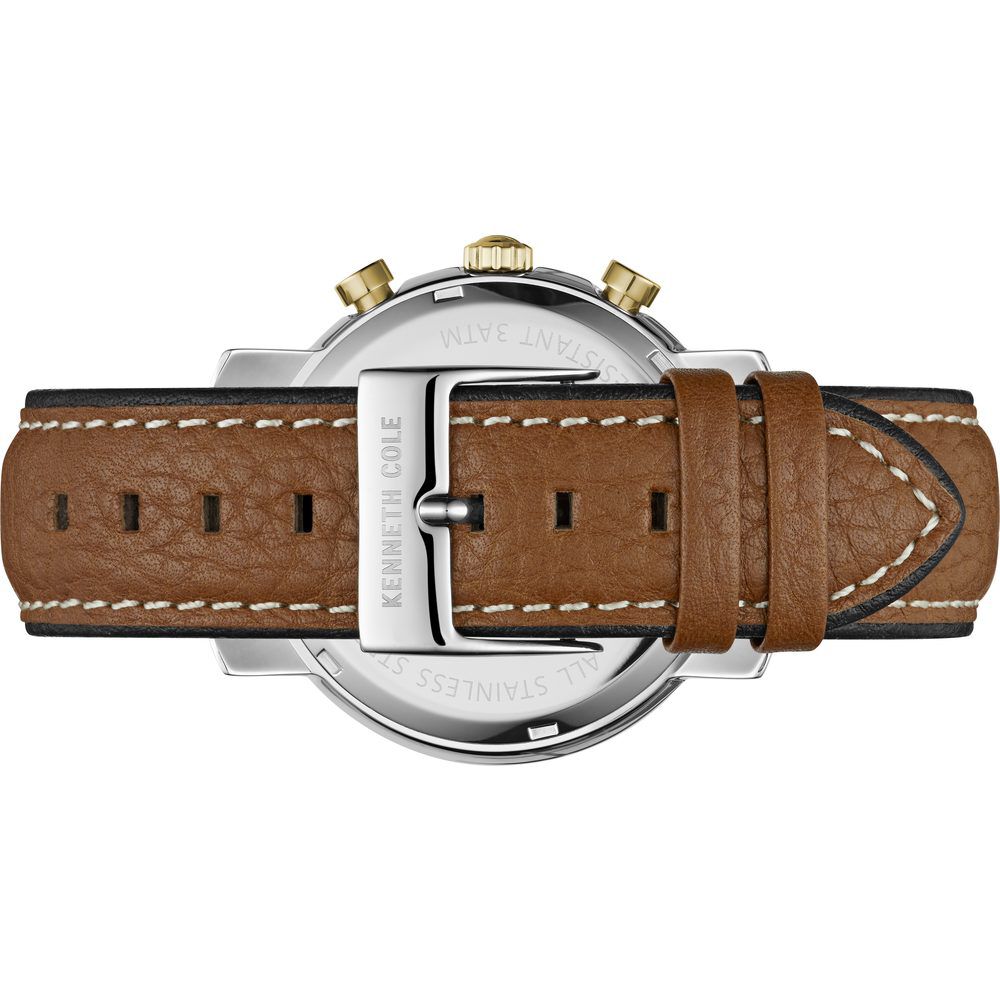 Kenneth Cole Multifunction White Dial Watch for Men-NCKC50775005MN