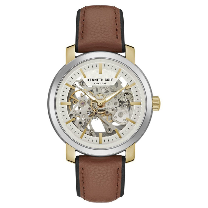 Kenneth Cole Analog White Dial Watch for Men-NCKC50776005MN