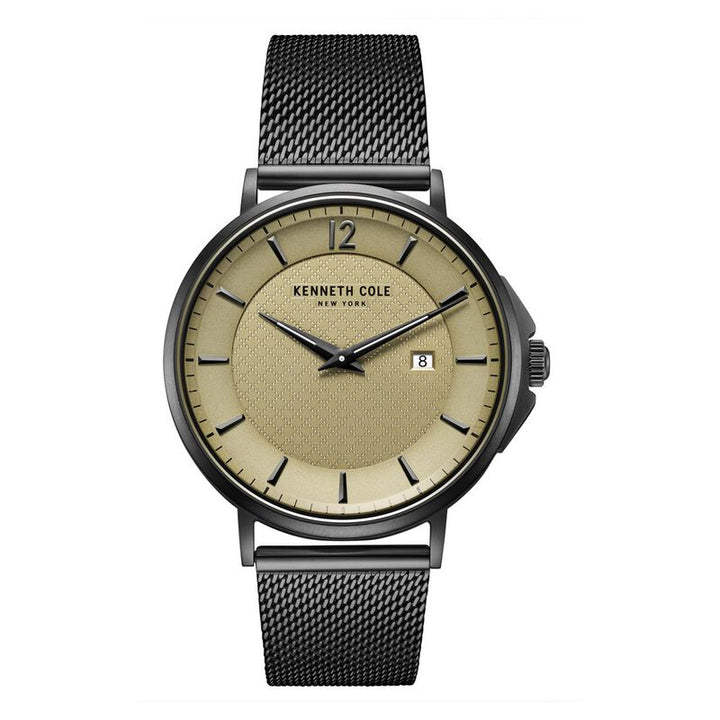 Kenneth Cole Analog Beige Dial Watch For Men