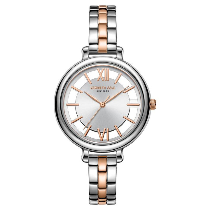 Kenneth Cole Quartz Analog Silver Dial Stainless Steel Strap Watch For Women