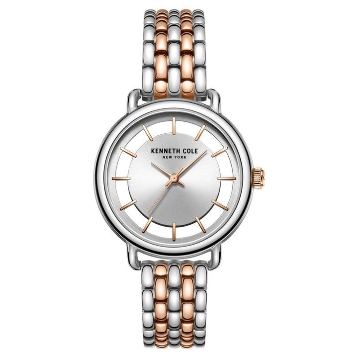 Kenneth Cole Quartz Analog Silver Dial Stainless Steel Strap Watch For Women