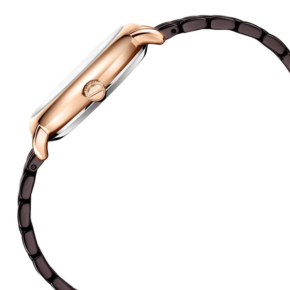 Kenneth Cole Quartz Analog Brown Dial Stainless Steel Strap Watch For Women