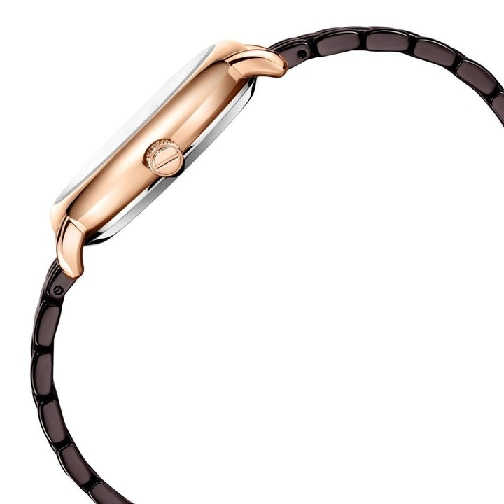 Kenneth Cole Quartz Analog Brown Dial Stainless Steel Strap Watch For Women