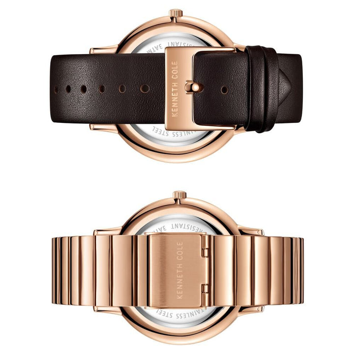 Kenneth Cole Quartz Analog Blue Dial Stainless Steel Strap Watch for Men-NCKC50912004MN