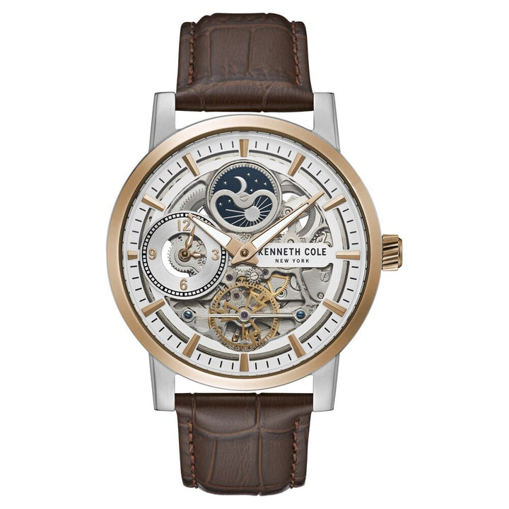 Kenneth Cole Multifunction White Dial Watch for Men-NCKC50917006MNW