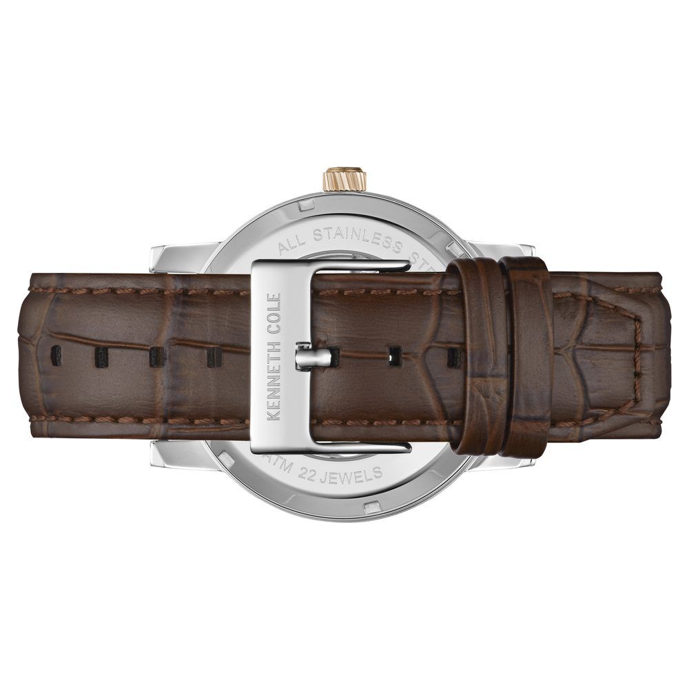 Kenneth Cole Multifunction White Dial Watch for Men-NCKC50917006MNW