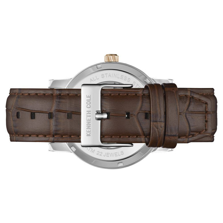 Kenneth Cole Multifunction White Dial Watch for Men-NCKC50917006MNW