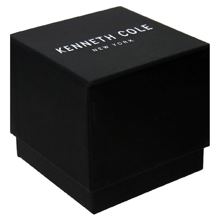 Kenneth Cole Quartz Analog Black Dial Metal Strap Watch for Men-NCKC50919002MN