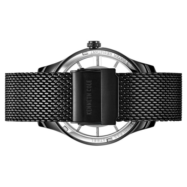 Kenneth Cole Quartz Analog Blue Dial Metal Strap Watch for Men-NCKC50919003MN