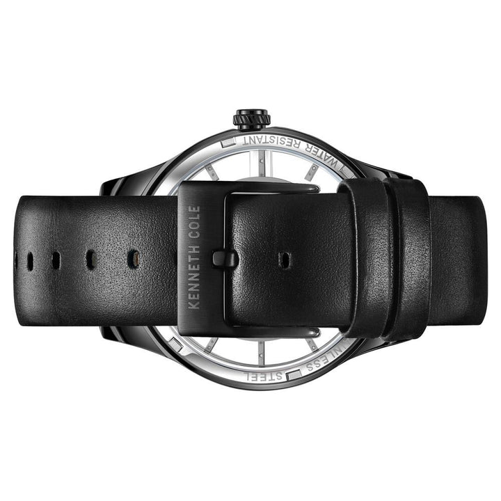 Kenneth Cole Quartz Analog Blue Dial Metal Strap Watch for Men-NCKC50919003MN