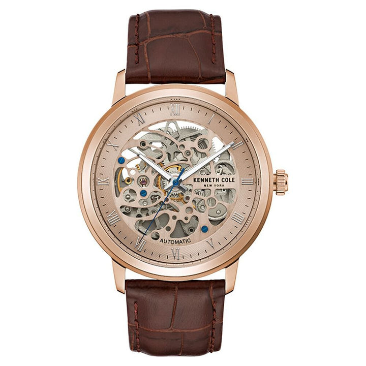 Kenneth Cole Analog Rose Gold Dial Watch for Men-NCKC50920001MN