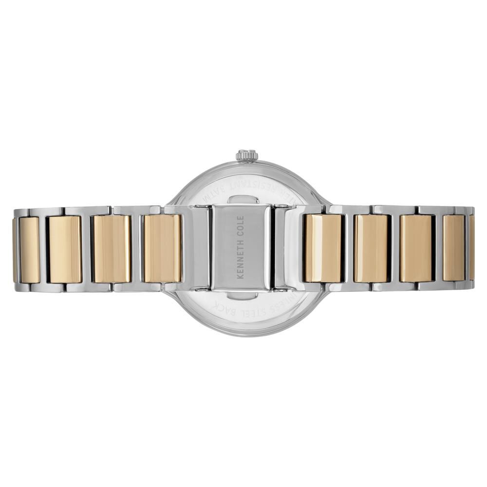 Kenneth Cole Quartz Analog Mother Of Pearl Dial Stainless Steel Strap Watch For Women