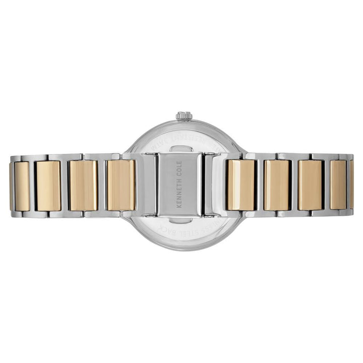 Kenneth Cole Quartz Analog Mother Of Pearl Dial Stainless Steel Strap Watch For Women