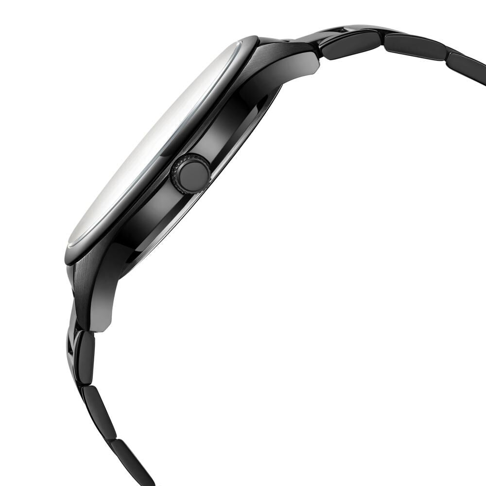 Kenneth Cole Quartz Analog Black Dial Stainless Steel Strap Watch For Men