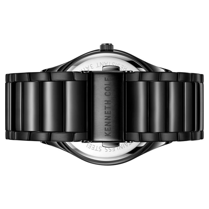 Kenneth Cole Quartz Analog Black Dial Stainless Steel Strap Watch For Men