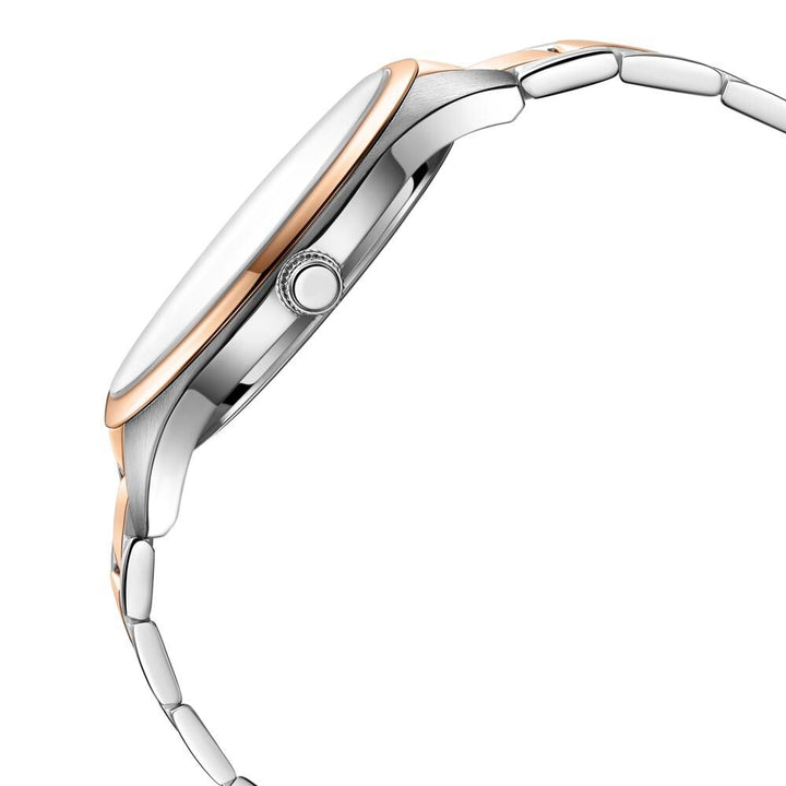 Kenneth Cole Quartz Analog Silver Dial Stainless Steel Strap Watch for Men-NCKC51015003MN