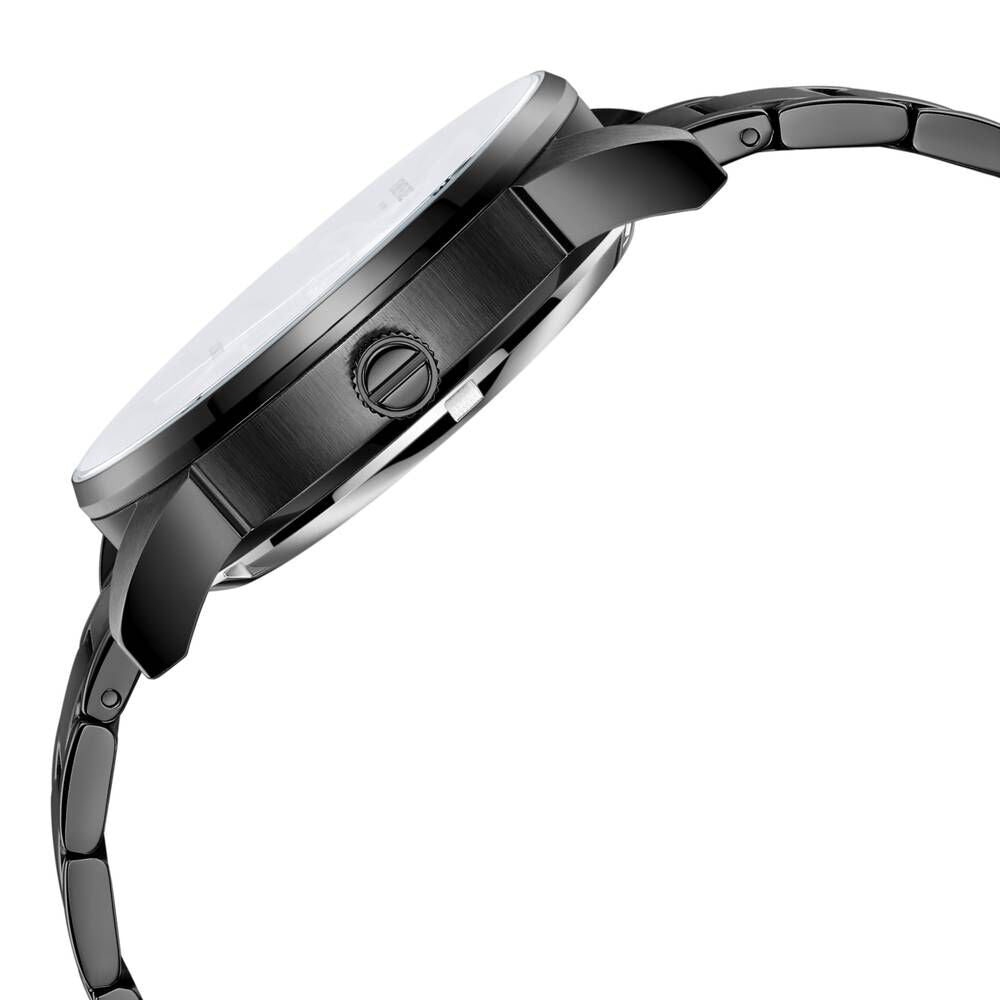 Kenneth Cole Automatic Grey Dial Stainless Steel Strap Watch for Men-NCKC51016002MN