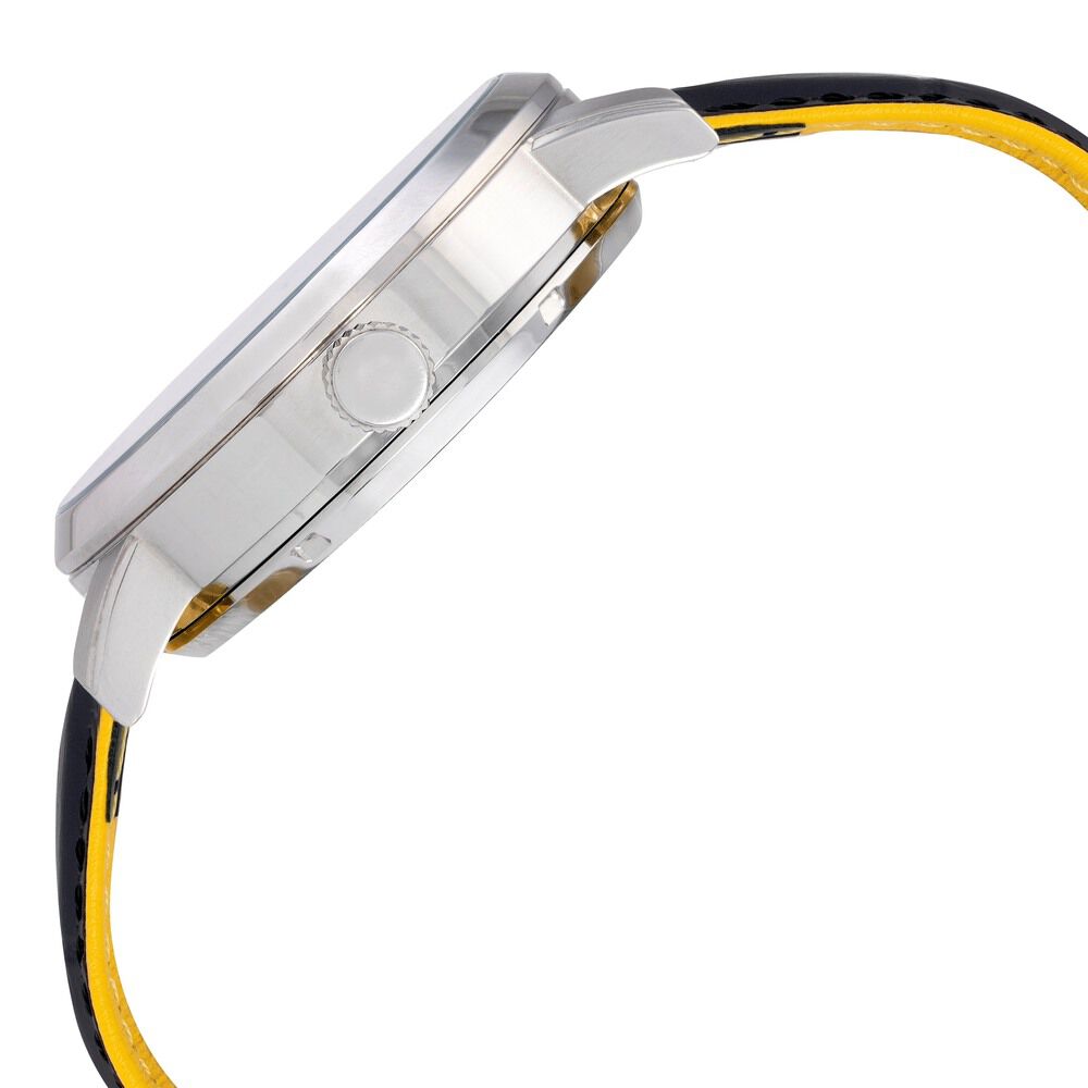 Kenneth Cole Automatic White Dial Leather Strap Watch for Men-NCKC51018003MN