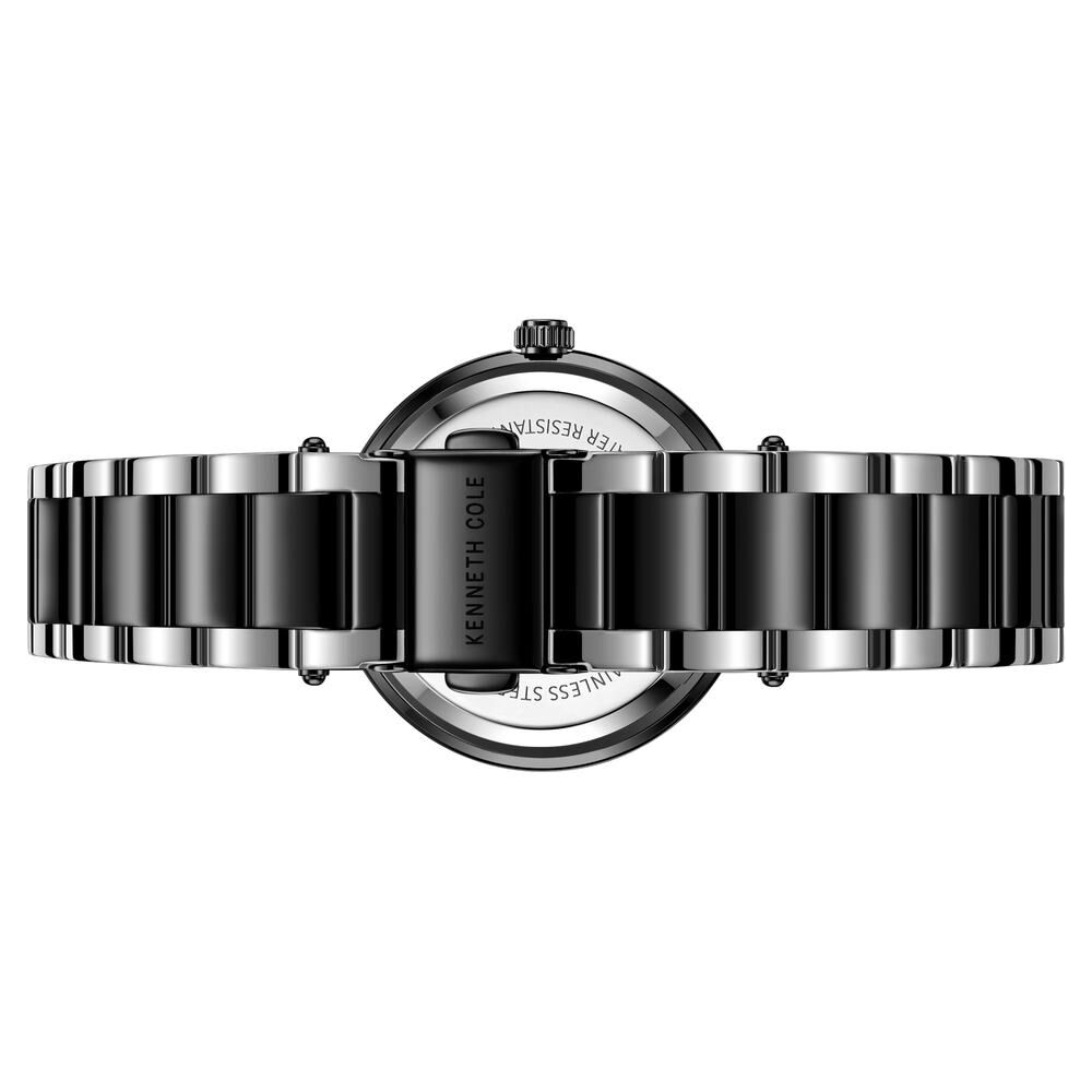 Kenneth Cole Quartz Multifunction Mother Of Pearl Dial Stainless Steel Strap Watch For Women