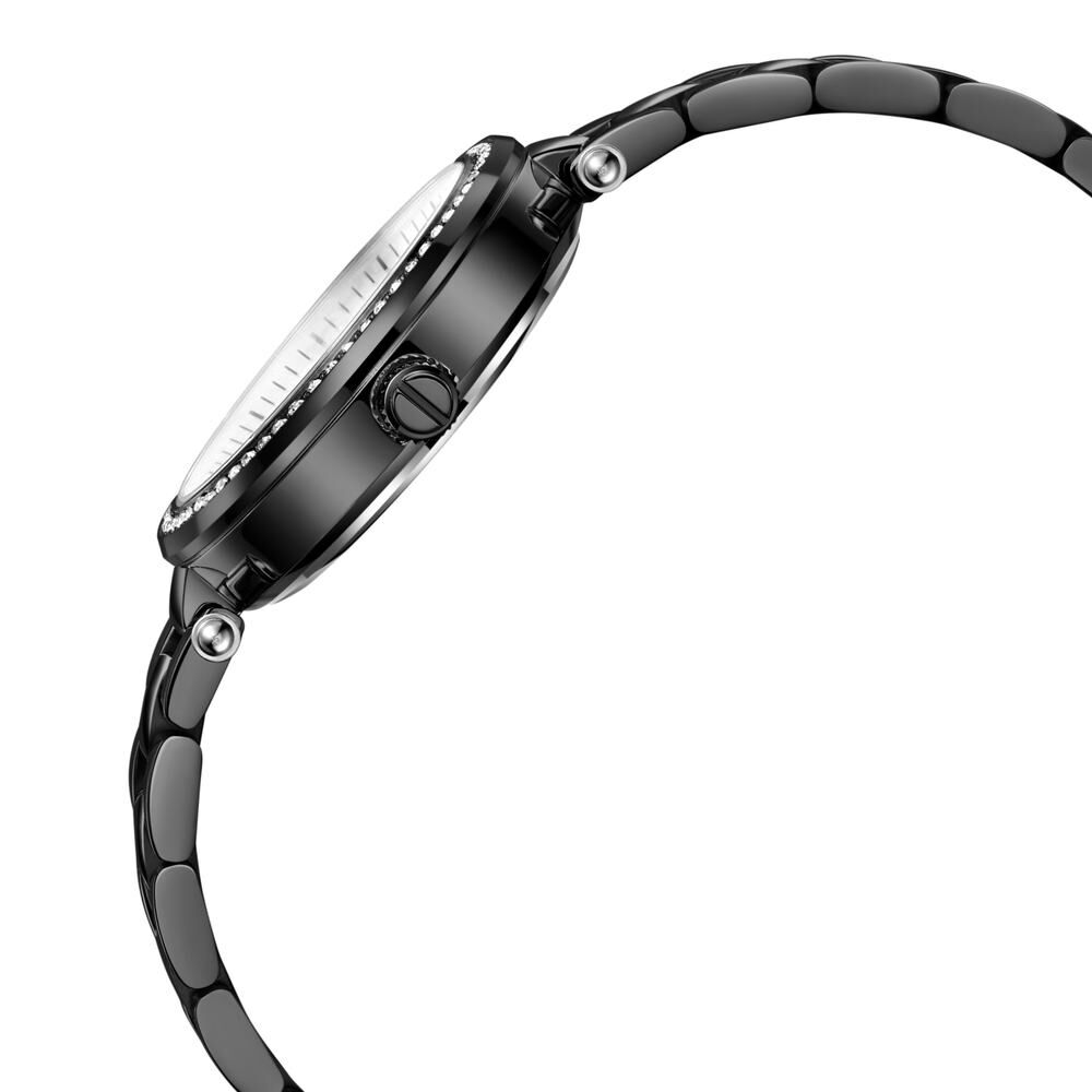 Kenneth Cole Quartz Multifunction Mother Of Pearl Dial Stainless Steel Strap Watch For Women